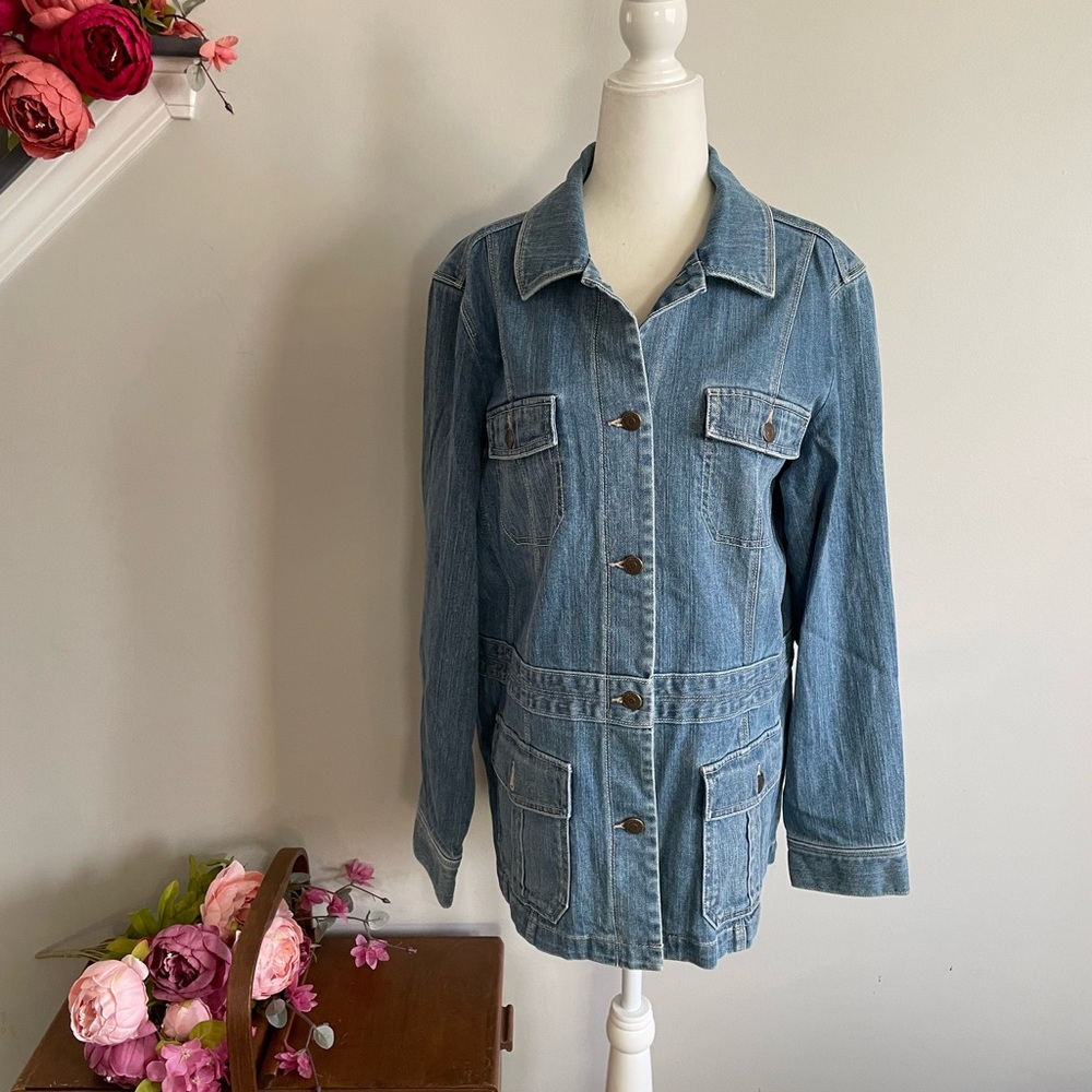 Eddie Bauer Denim Chore Coat